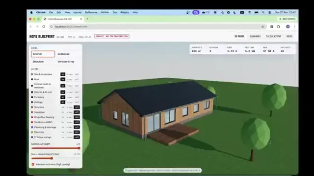 Designed a house as a code with Opus 5.5 One model -> 14 drawin…